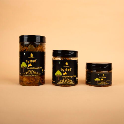 Punjabi Aam ka Achaar | Kairi | Raw Mango Pickle - Spicy (Mustard Oil)